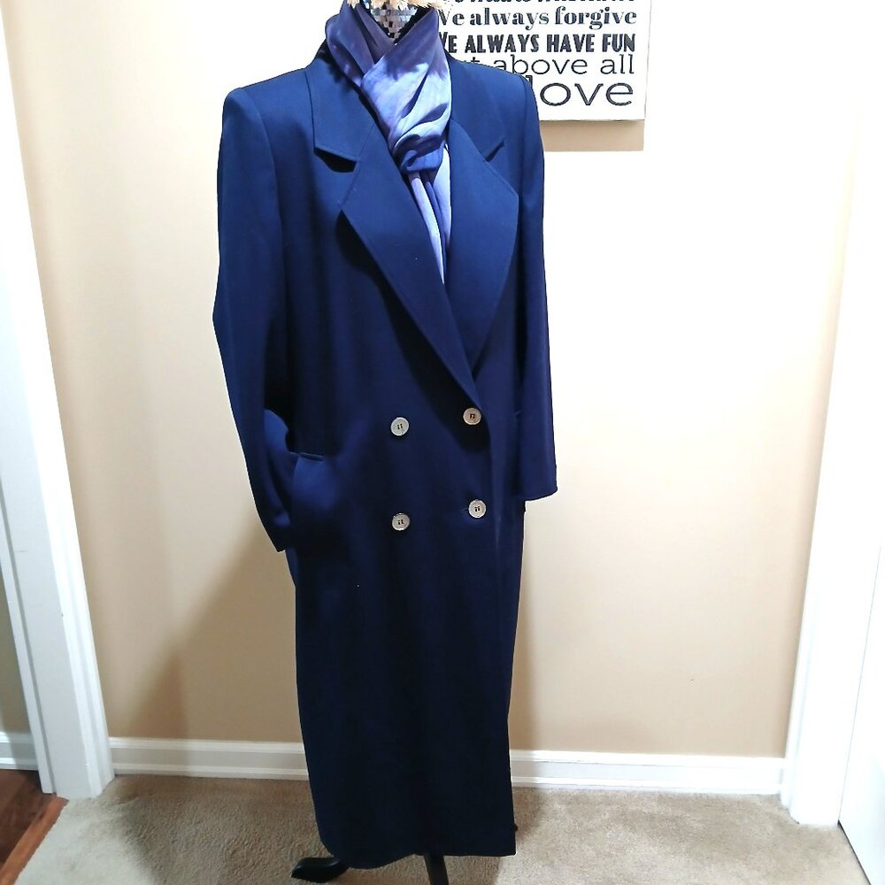 VINTAGE Midi Winter Coat - 100% Virgin Wool